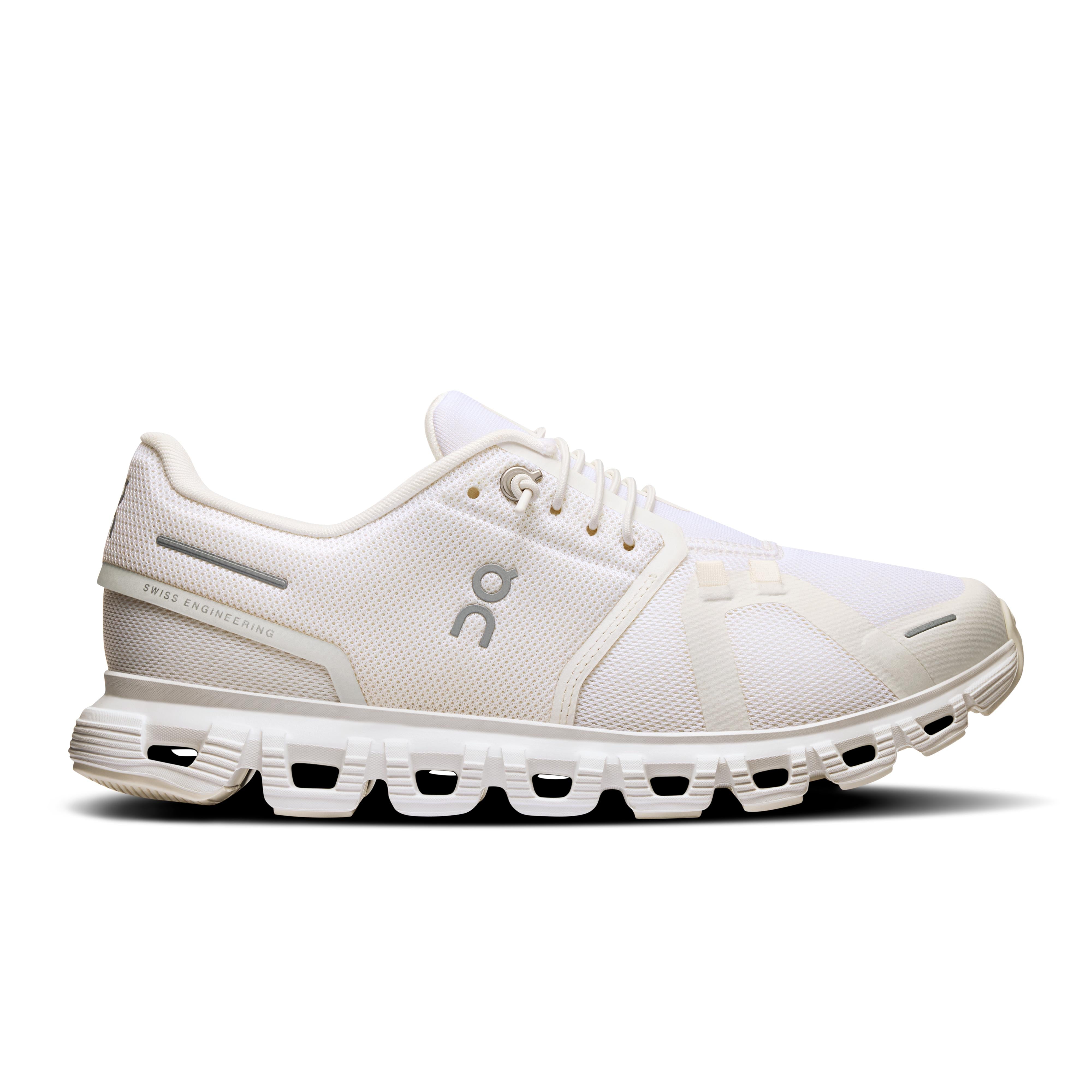 On Running Cloud 6 Women's Shoes-Women's Footwear-White | White-6-Kevin's Fine Outdoor Gear & Apparel