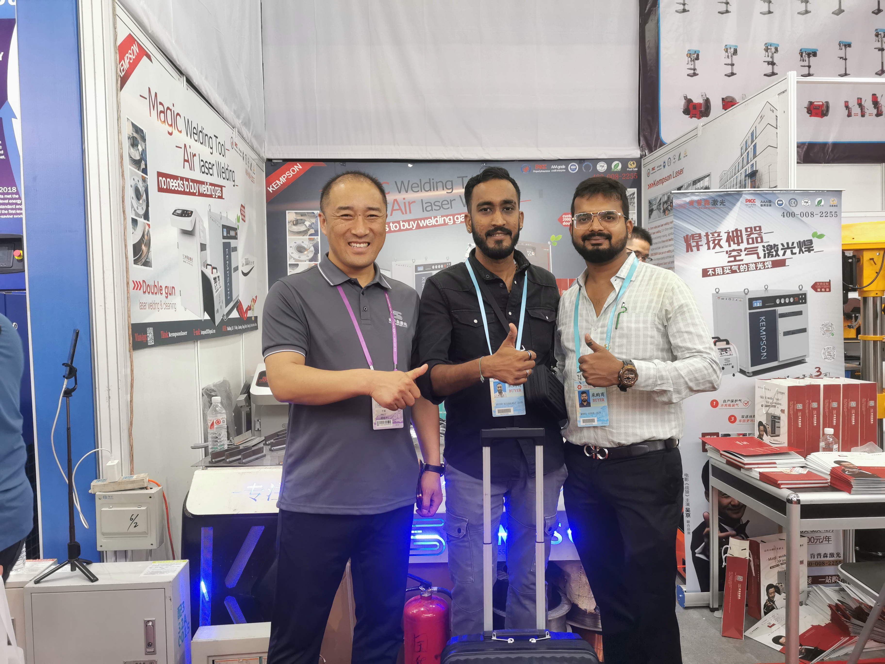 Kempson Laser Exhibits at the 135th Canton Fair
