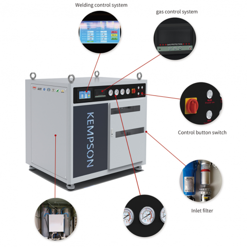 DOUBLE GUN AIR LASER WELDING